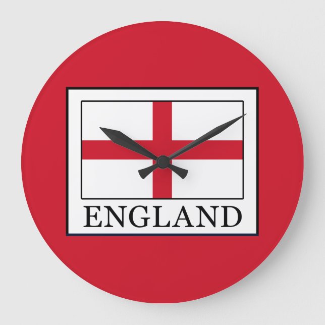 England Große Wanduhr (Vorderseite)