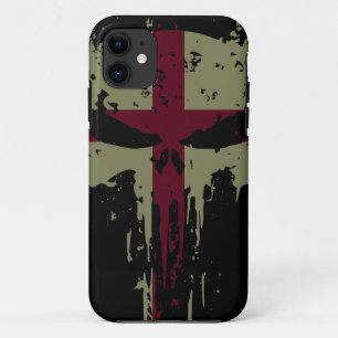 England Grunge Schädel Case-Mate iPhone Case