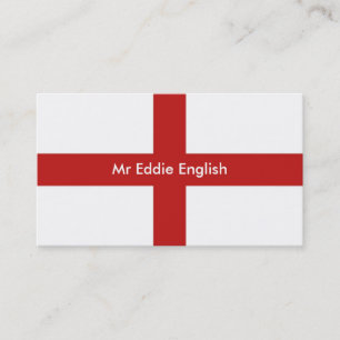 England, Herr Eddie English Visitenkarte