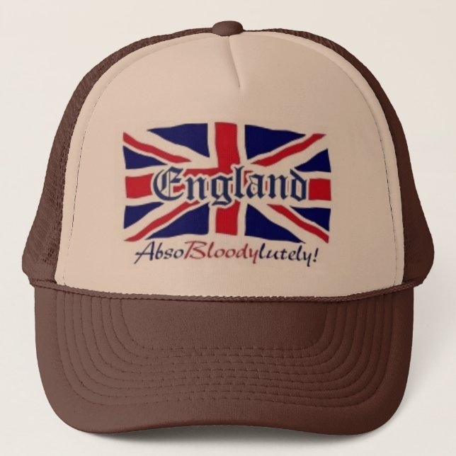 England-Hut Truckerkappe (Vorderseite)
