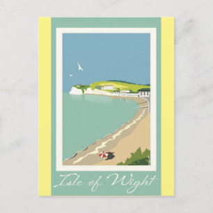 England Insel Wight Vintage-Reiseposter Postkarte
