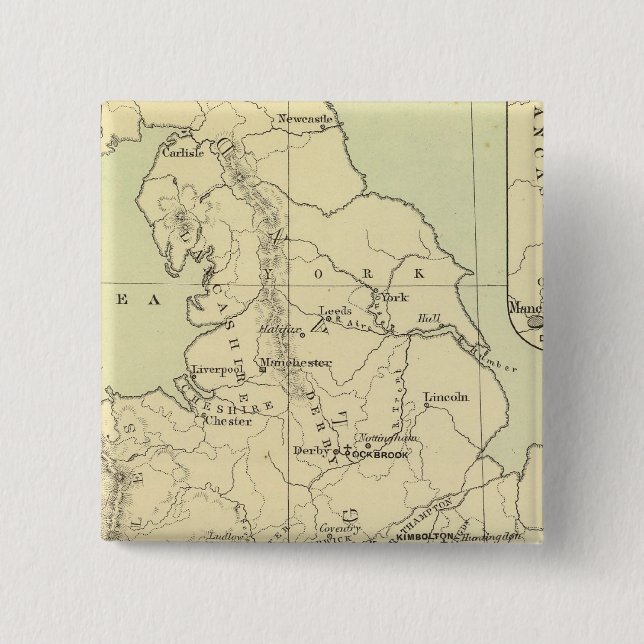 England, Irland Button (Vorderseite)