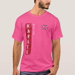 England Karate Englisch UK-Flagge Kyokushinkai Doj T-Shirt