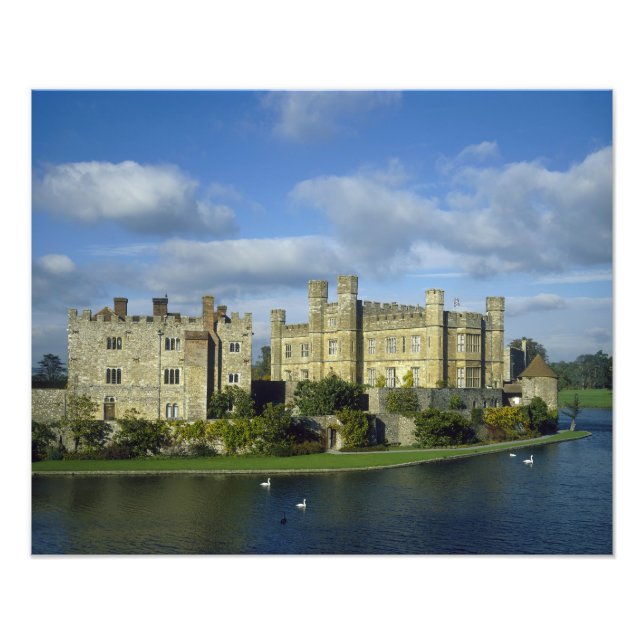 England, Kent, Schloss Leeds Fotodruck (Vorne)