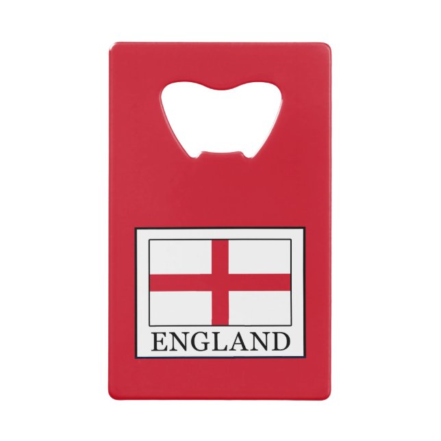 England Kreditkartenflaschenöffner (Vorderseite)