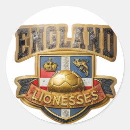 England Lionesses Color Sticker