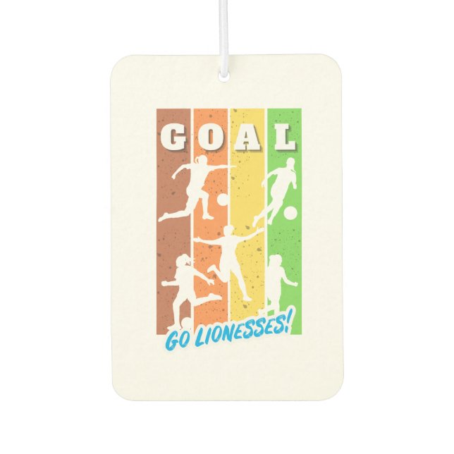 ENGLAND LIONESSES FOOTBALL TEAM AUTOLUFTERFRISCHER (Vorderseite)