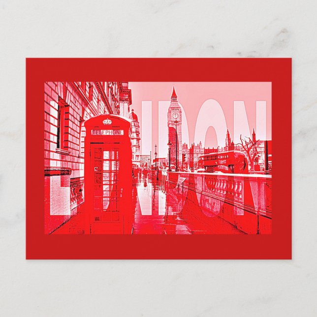 England London Postkarte (Vorderseite)