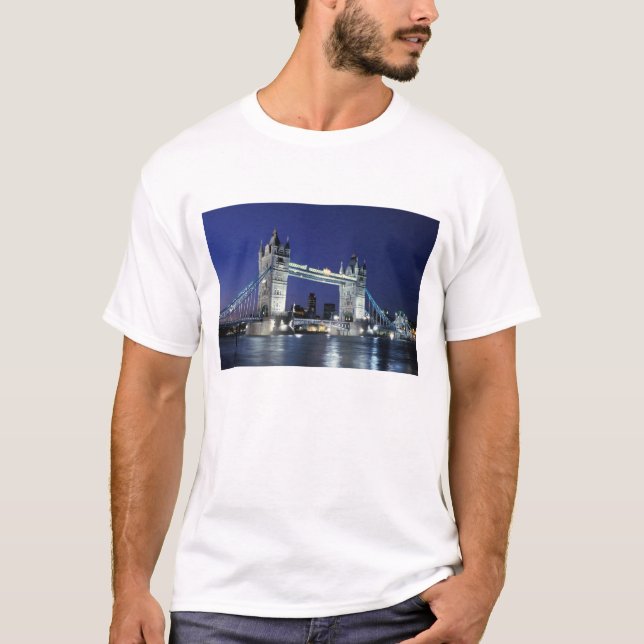 England, London, Tower Bridge 3 T-Shirt (Vorderseite)