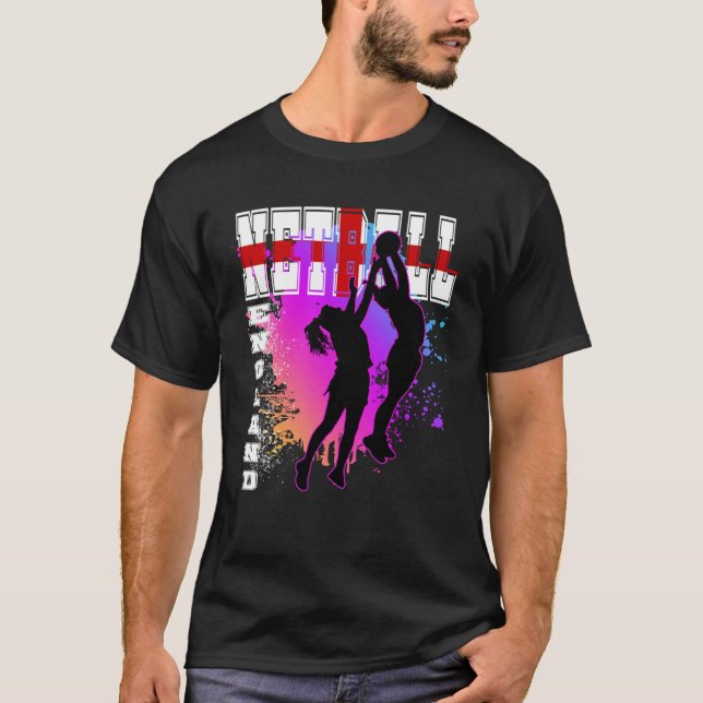 England Netball T-Shirt (Vorderseite)