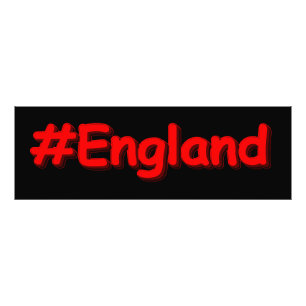 "#England" Niedliches Design. Jetzt kaufen Fotodruck