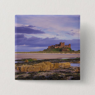England, Northumberland, Bamburgh Castle Button