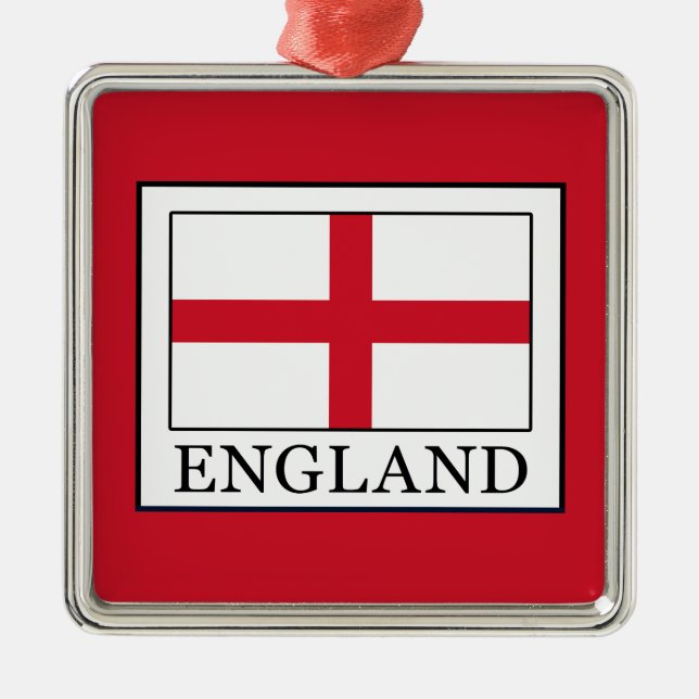 England Ornament Aus Metall (Vorne)