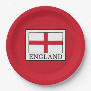 England Pappteller