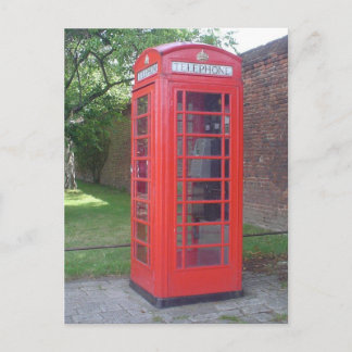 England Phonebooth Postkarte