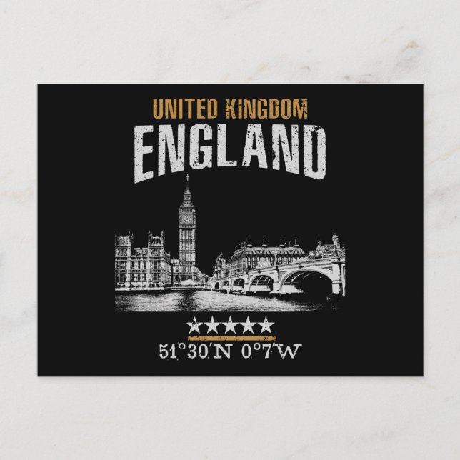 England Postkarte (Vorderseite)