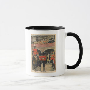 England, Proklamation des neuen Königs George V Tasse