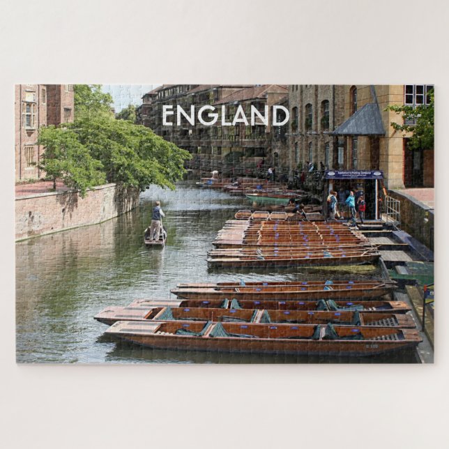 England: Punts in Cambridge (Horizontal)