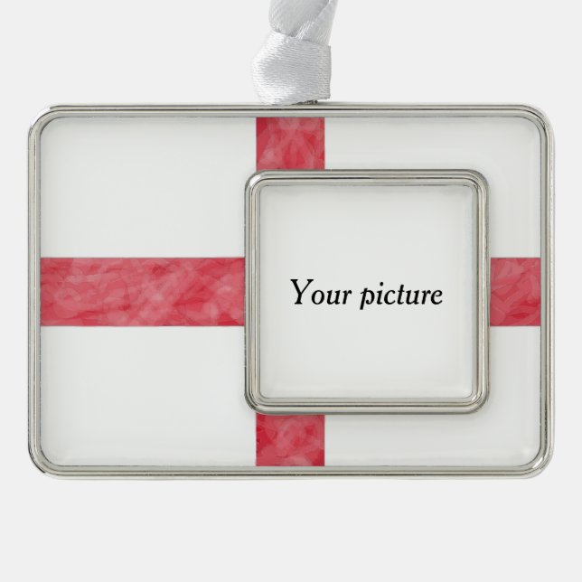 England Rahmen-Ornament Silber (Vorderseite)