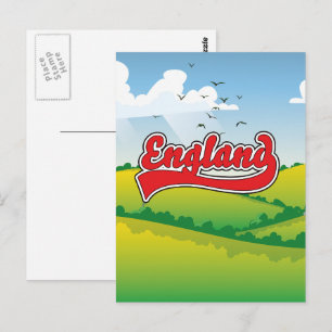 England Reiseplakat Landschaften Postkarte