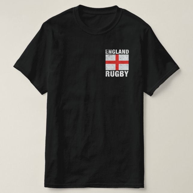 England Rugby English Flag T-Shirt (Design vorne)