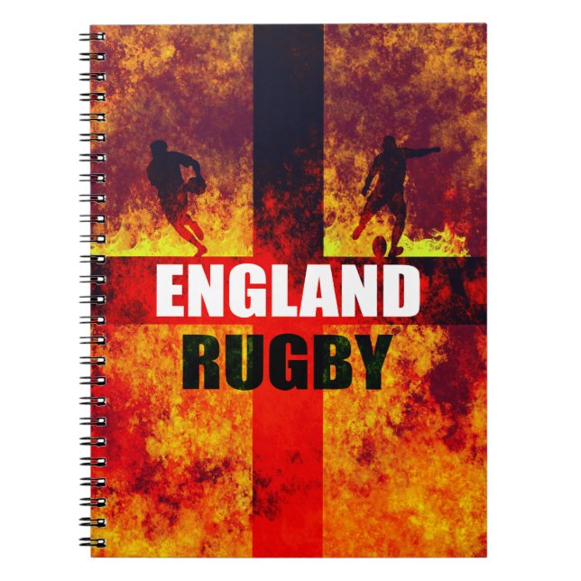 England Rugby Notizblock (Vorderseite)