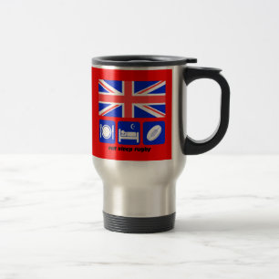 England-Rugby Reisebecher