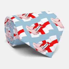 England Rugby Team Unterstützer Flag mit Ball Krawatte