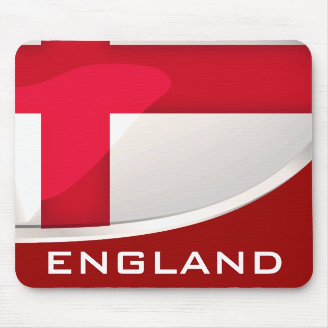 England Schild Mousepad (Vorne)