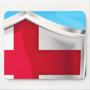 England Schild Mousepad