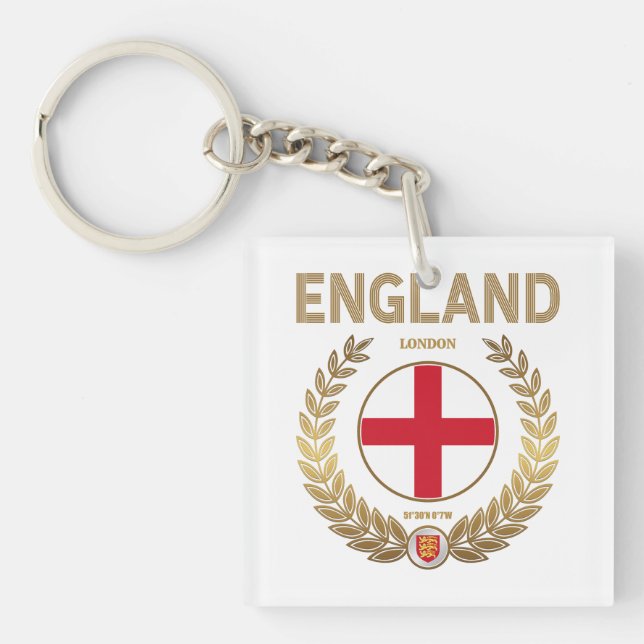 England Schlüsselanhänger (Vorderseite)