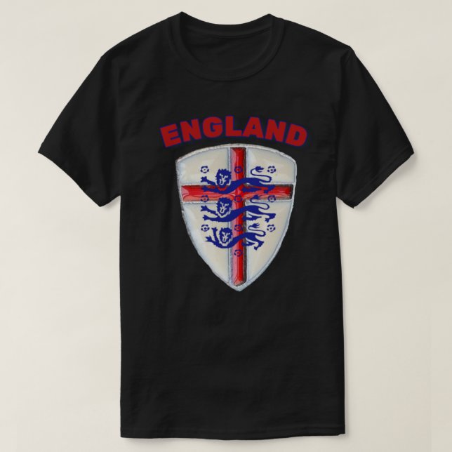 England Sheild T-Shirt (Design vorne)