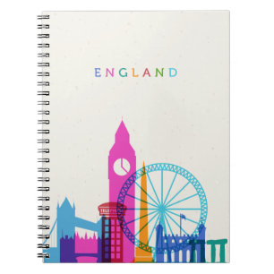 England Skyline Notizblock