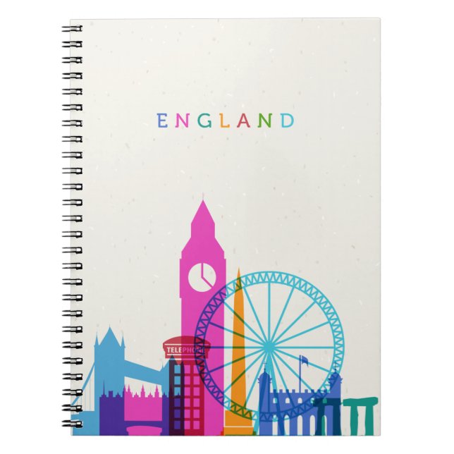 England Skyline Notizblock (Vorderseite)