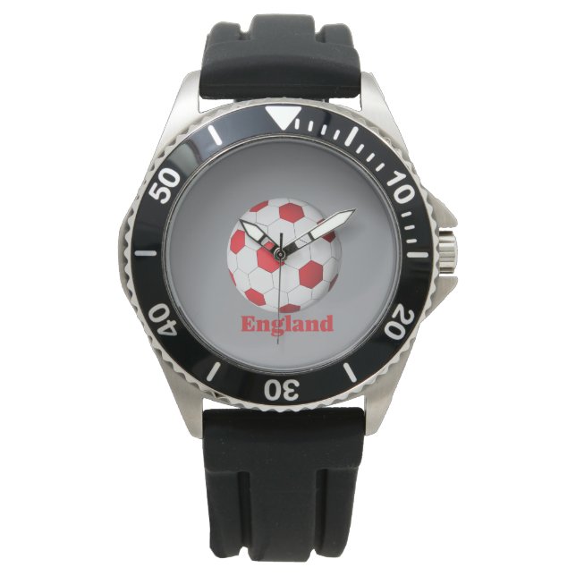 England Soccer Armbanduhr (Vorderseite)