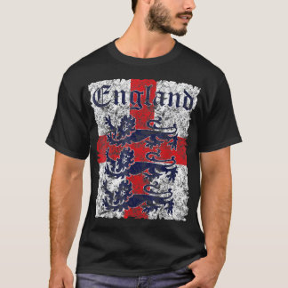 England Soccer Jersey Style England Flag Rugby T-S T-Shirt