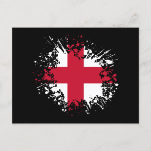 England Souvenir Sehenswürdigkeit, England Flag Tr Postkarte
