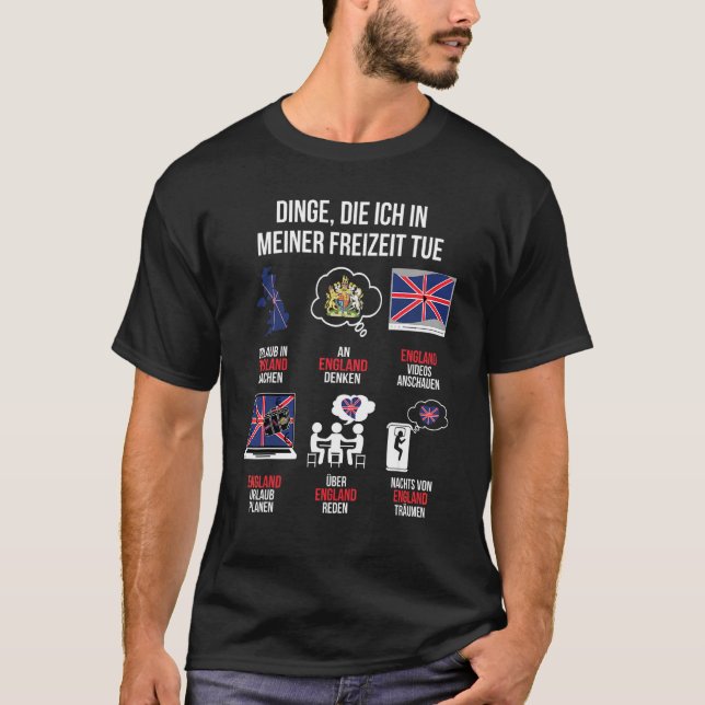 England Sprichwort Sprichwort Free Time England Gr T-Shirt (Vorderseite)