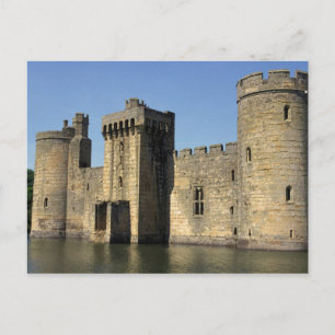 England, Sussex, Bodiam-Schloss. Postkarte