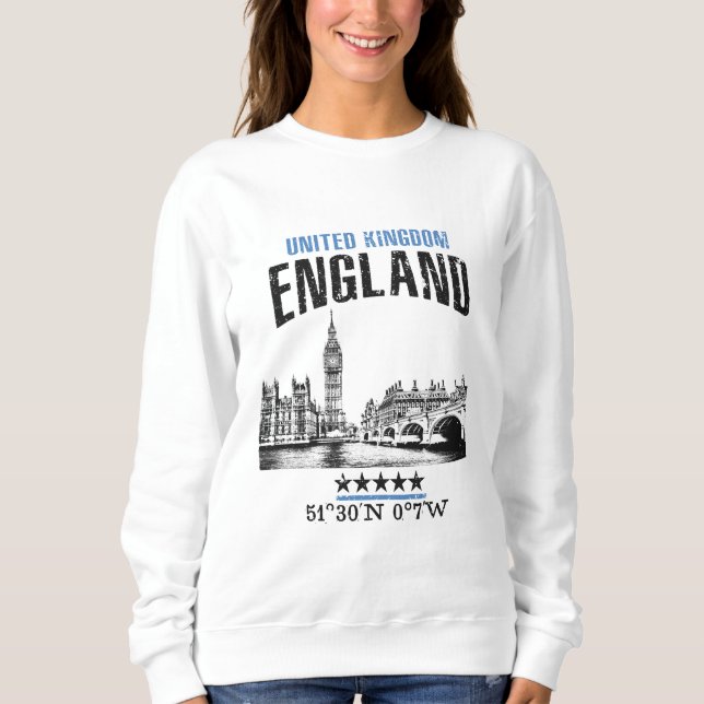 England Sweatshirt (Vorderseite)