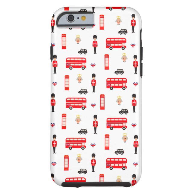 England-Symbol-Muster Case-Mate iPhone Hülle (Rückseite)