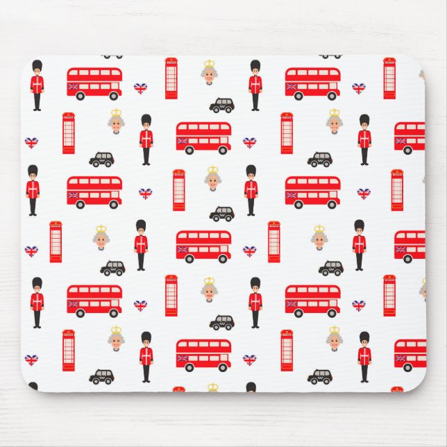 England-Symbol-Muster Mousepad (Vorne)