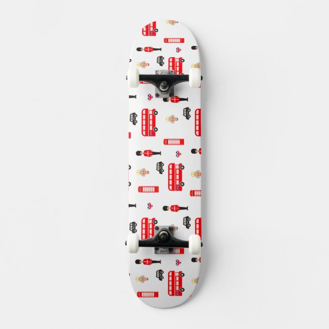 England-Symbol-Muster Skateboard (Vorderseite)
