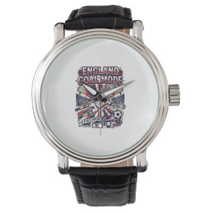 England Tor Modus Skelett Stürmer Nationen Streetw Armbanduhr