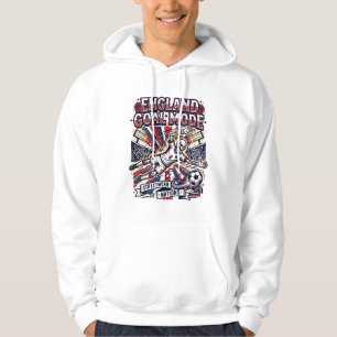 England Tor Modus Skelett Stürmer Nationen Streetw Hoodie