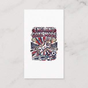 England Tor Modus Skelett Stürmer Nationen Streetw Visitenkarte