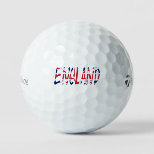 England überlagert auf Union Jack Flagge tmtp5 gbt Golfball