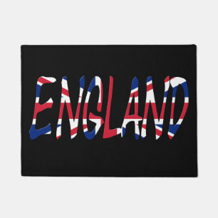 England überlagert sich auf dem "Union Jack Flag"- Fußmatte