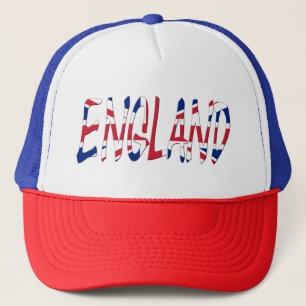 England überlagert sich auf der Union Jack Flag th Truckerkappe