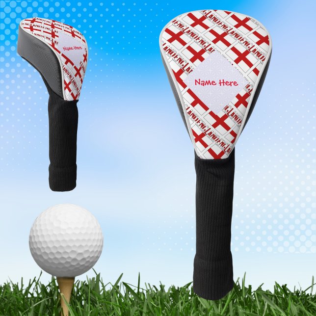 England und die englische Flagge geteerte Red Pers Golf Headcover (Von Creator hochgeladen)